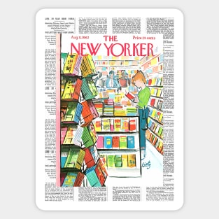 New Yorker Magazine Cover 1962 Sticker